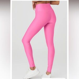 Brand New alo paradise Pink High-Waisted airlift Leggings size full L